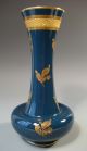 Fine French France Napoleon Iii Bleu Nuit & Gilded Porcelain Vase 19th Century Vases photo 1