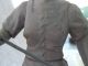 Antique Metal French Peasant Farmer Girl With Rake 15 