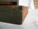 Antique Primitive Wood Spice Box Cabinet Old Paint Glass Pulls Nr Boxes photo 5
