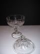 Large Antique Glass Covered Pedestal Compote - 13 1/2 