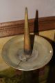 Vintage Large Floor Size Brass Candle Stand From Old Local Church Metalware photo 2