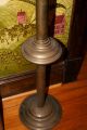 Vintage Large Floor Size Brass Candle Stand From Old Local Church Metalware photo 3