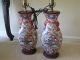 Pair Oval Imari Lamp Lamps Vases photo 4