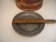 Aafa 18th C Signed Deep - Dish Pewter Plate,  Antique Pewter Plate Primitives photo 9