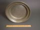 Antique 18th - Century Pewter Alms Plate,  Likely French,  Continental Metalware photo 6