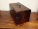 All Ca1820 Shell Inlay Tea Caddy Antique Box Boxes photo 3