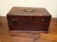 All Ca1820 Shell Inlay Tea Caddy Antique Box Boxes photo 5