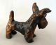 Solid Bronze/copper Standing Scottish Terrier Scottie Dog Figurine Paperweight Metalware photo 4