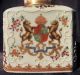 A Fine Antique Chinese Export Style Porcelain Armorial Tea Caddy Teapots & Tea Sets photo 5