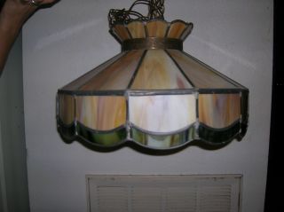 Stain Glass Hanging Light photo