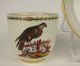 18th Century Antique French Porcelain Cup Saucer Ornithology Birds Hand Painted Cups & Saucers photo 1