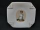 Antique Square China Porcelain Portrait Plate Child On Chamber Pot Potty Plates & Chargers photo 1
