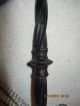 Antique Cast Iron Bridge Lamp & 4 Footed Base No.  850 & Twisted Brass Rod Covers Lamps photo 3