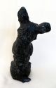 Large Standing Metal Begging Scottish Terrier Scottie Dog Metalware photo 2