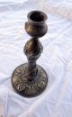 Candlestick Art Nouveau Style Tulip Design - - Silverplate,  Metal Metalware photo 2
