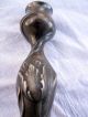 Candlestick Art Nouveau Style Tulip Design - - Silverplate,  Metal Metalware photo 3