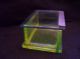 Vintage 1920 Consolidated Glass Teaberry Chewing Gum Vaseline Hinged Display Box Other photo 4