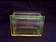 Vintage 1920 Consolidated Glass Teaberry Chewing Gum Vaseline Hinged Display Box Other photo 5