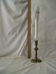 2 Antique Scandinavian Brass Candle Stick - - - Danish Mid - Century Modern Metalware photo 1
