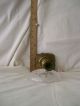 2 Antique Scandinavian Brass Candle Stick - - - Danish Mid - Century Modern Metalware photo 5