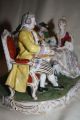 Large Dresden Group Porcelain Figurine Musicians And Piano German Carl Thieme Figurines photo 5