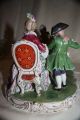 Large Dresden Group Porcelain Figurine Musicians And Piano German Carl Thieme Figurines photo 6