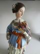 Antique French German Porcelain Asian Man Woman Figurine 16 