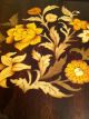 Vintage Inlay Wooden Wood Marquetry Plaque Italian Italy Other photo 1