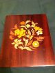 Vintage Inlay Wooden Wood Marquetry Plaque Italian Italy Other photo 3