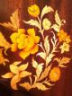 Vintage Inlay Wooden Wood Marquetry Plaque Italian Italy Other photo 4
