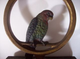 Bradley & Hubbard Parrot Doorstop photo