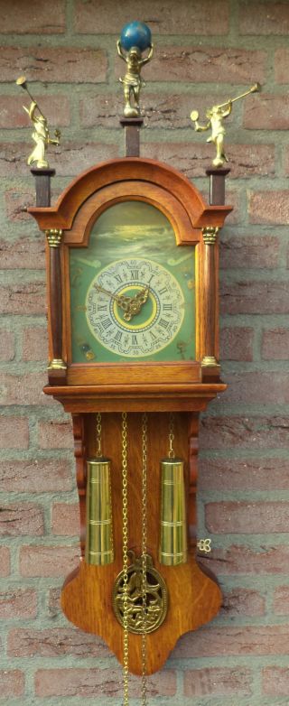 Old Beautifull Dutch Frisian Clock Of Holland photo