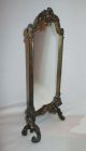 Antique Art Nouveau Carved Bronze Table Top Mirror Mirrors photo 1