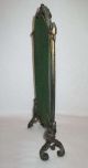 Antique Art Nouveau Carved Bronze Table Top Mirror Mirrors photo 4