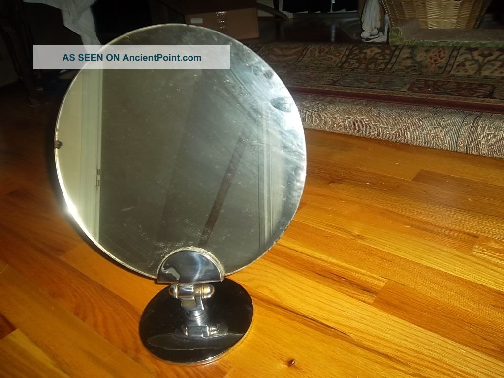 Vintage Mid Century Chrome Vanity Mirror Mirrors photo