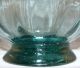 Outstanding American New Jersey York Aqua Ribbed Optic Swirl Blown Glass Vase Vases photo 4