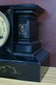 Waterbury Cast Iron Mantle Clock With Open Escapement Clocks photo 5