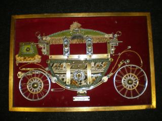 Carroza Ducal Metal Art Picture Buggy Wagon,  Antique,  Vintage,  Old,  Spain photo