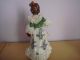 Oldest Volkstedt Dresden Lace Figurine Of Lady Figurines photo 2