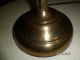 Vintage Retro Brass Green Glass Shade Bankers Student Desk Table Lamp Lamps photo 3