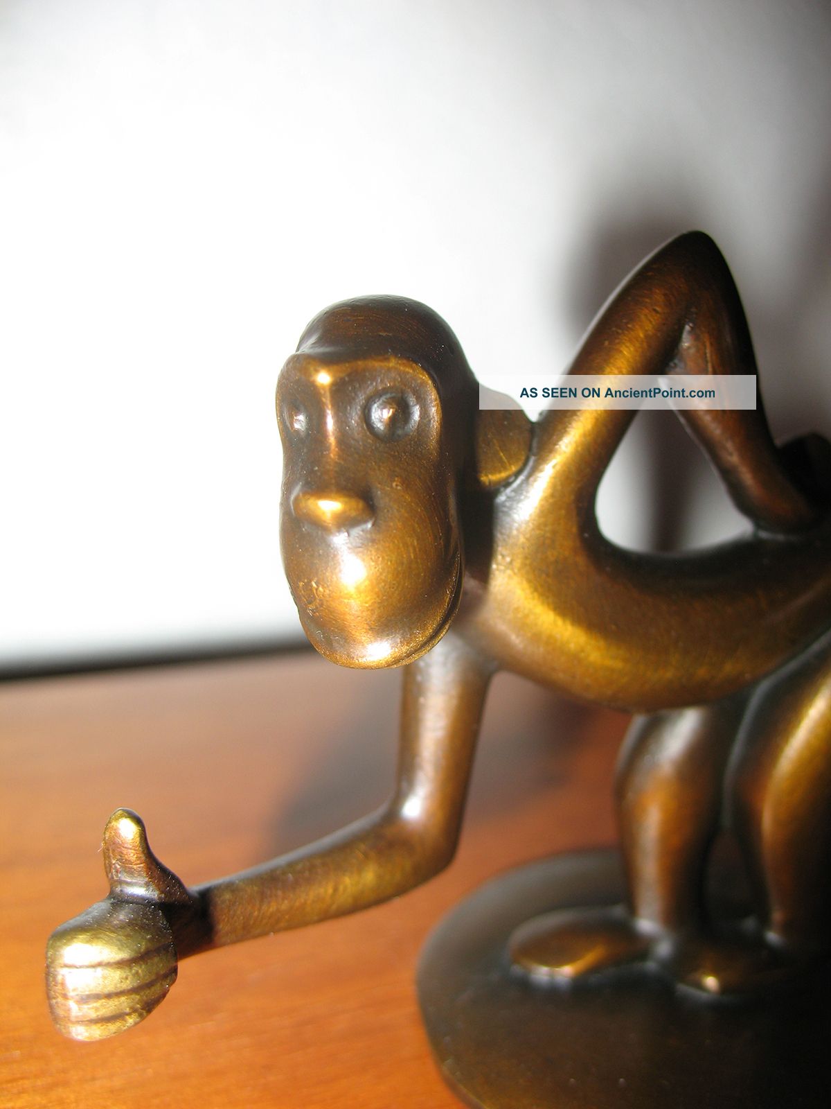 Hagenauer,  Rena Rosenthal Attributed Monkey Sculpture,  Art Deco,  Machine Age Metalware photo