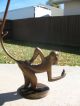 Hagenauer,  Rena Rosenthal Attributed Monkey Sculpture,  Art Deco,  Machine Age Metalware photo 5