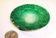 Limoges Enamel On Copper Kam ' S Paris Parfumeria France Antique Plate Green Metalware photo 2