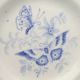 Pearlware Staffordshire Butterfly Cup Plate Plates & Chargers photo 2