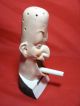 Vintage Ardalt (japan) Porcelain Man ' S Head / Bust Cigarette Ashtray Figurines photo 1
