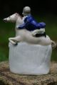 19th C.  Staffordshire Of The Seated Male Equestrian Figure On Horseback Figurines photo 7