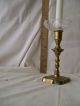 1 Antique Scandinavian Brass Candle Stick - - - Danish Mid - Century Modern Metalware photo 2