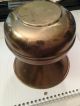 Antique Copper Spittoon - Made In Portugal - Patina Home Deco Metalware photo 2