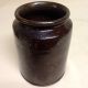 Antique Stoneware: 19thc.  Redware Jar W/ Manganese Glaze & Beaded Shoulder,  Nr Jars photo 11