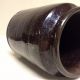 Antique Stoneware: 19thc.  Redware Jar W/ Manganese Glaze & Beaded Shoulder,  Nr Jars photo 3